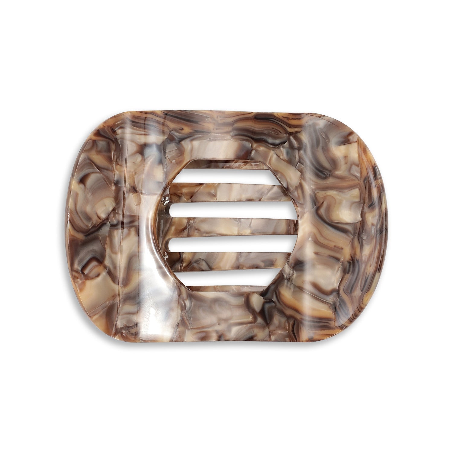 Ashley hårklips - brun